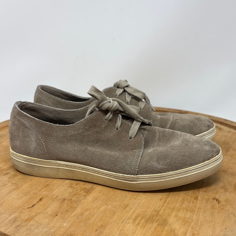 FRAU Made in Italy Taupe Lace Up Sneakers size 40/9-9.5